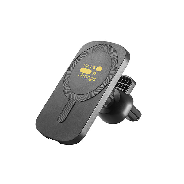 Magnetic Car Phone Holder & Wireless Charger - Spot Colour