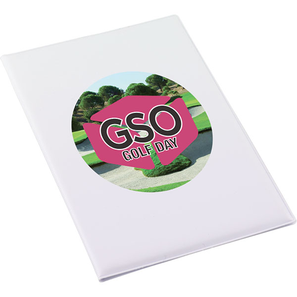 PVC Golf Score Card Holder - Full Colour