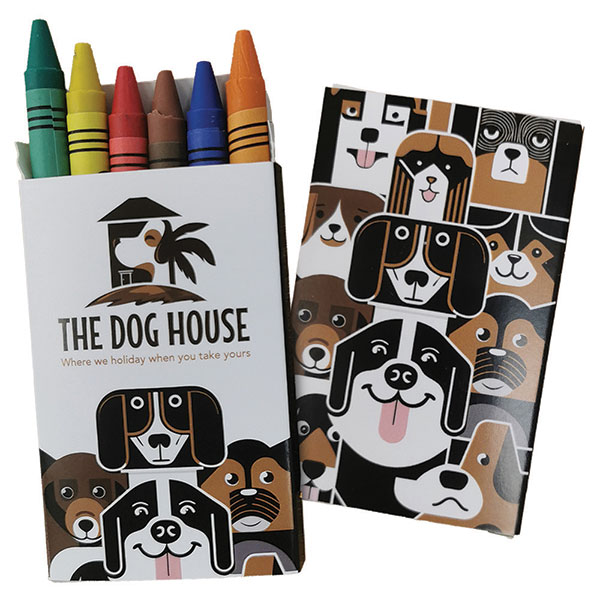 Pack of 6 Half Length Crayons
