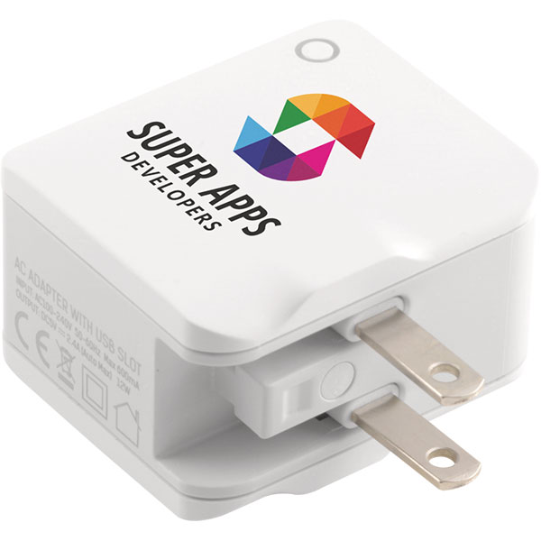 World USB Travel Adaptor - Full Colour