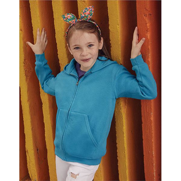 Fruit of the Loom Kids Classic Hooded Sweat Jacket