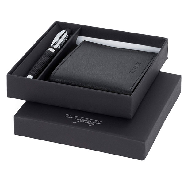 Luxe Baritone Pen and Wallet Gift Set
