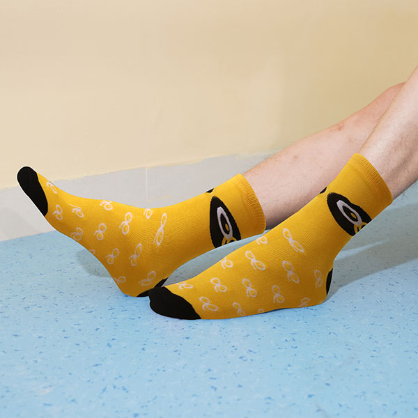 Crew Woven Bamboo Socks