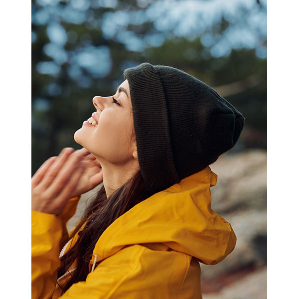 Brand 47 Acrylic Beanie with Turn Up