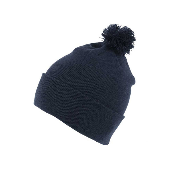Brand 47 Acrylic Bobble Knitted Beanie