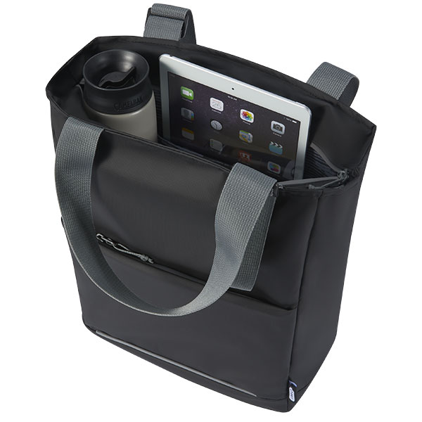 Aqua 14" GRS Recycled Water Resistant Laptop Tote Bag - 1 Colour