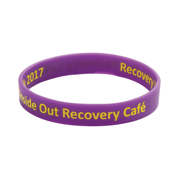Silicone Screen Printed Wristband