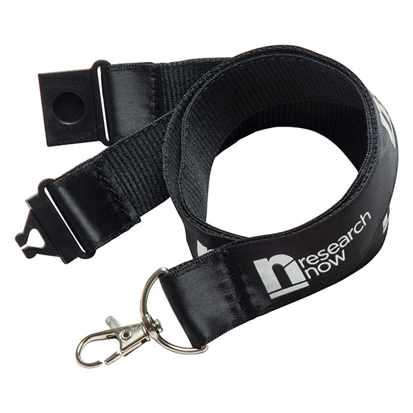 20mm Printed Satin Applique Lanyard