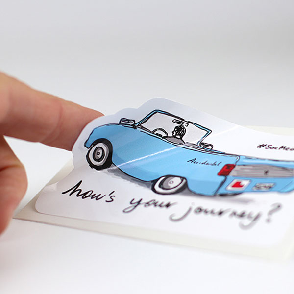 Vinyl Sticker 130cm² - Full Colour