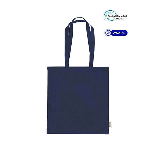 AWARE Recycled 5oz Yarn Dyed Cotton Shopper - Full Colour