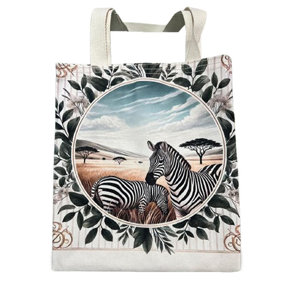 Sublimated Cotton Shopper