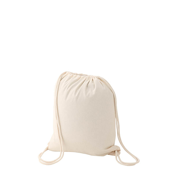 Natural 5oz Cotton Drawstring Bag - Full Colour