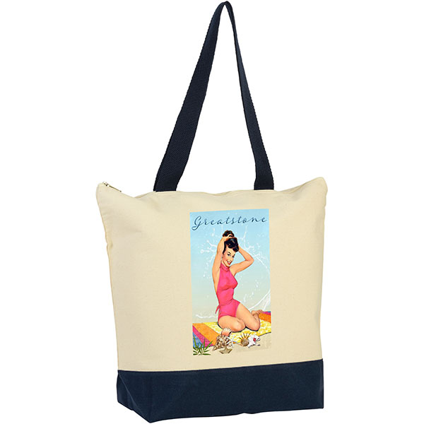 Greatstone 12oz Cotton Deluxe Tote Bag - Full Colour