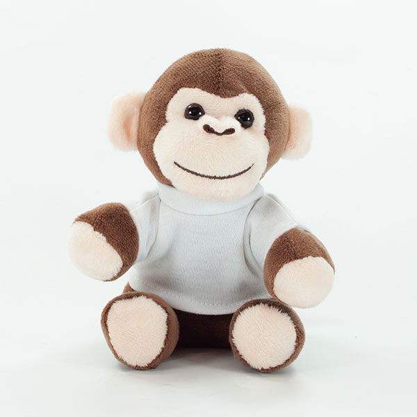 Plush Monkey With T-Shirt