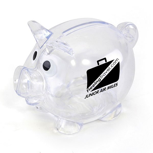 Mini Plastic Piggy Bank - 1 Colour