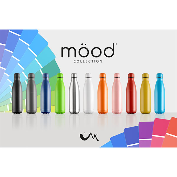 Mood Vacuum Bottle - Powder Coated - 1 Colour