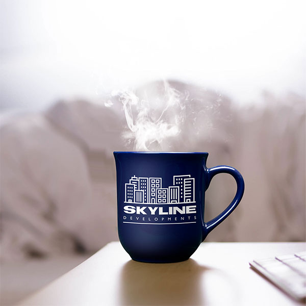 Bell Earthenware Mug - Coloured