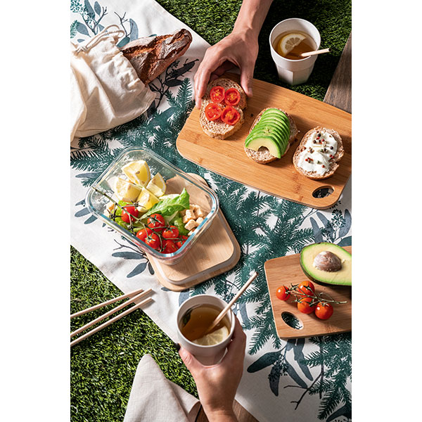 Airtight Lunch Box with Bamboo Lid
