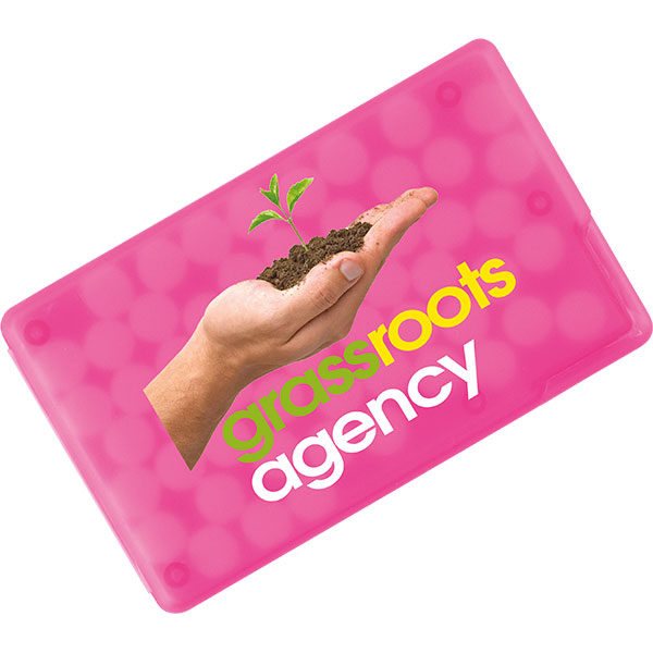 Credit Card Shaped Mint Card Box - Full Colour