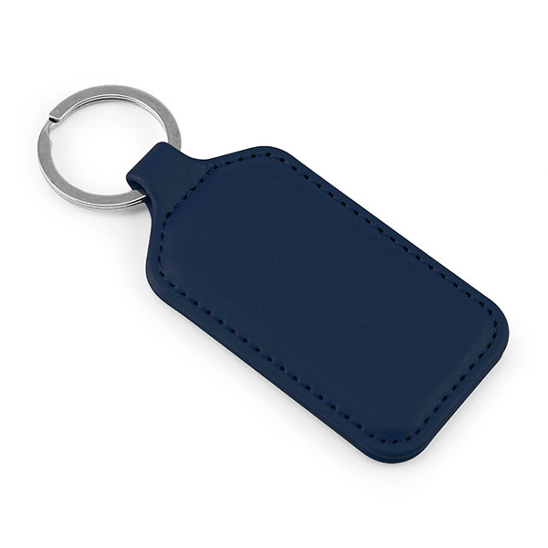 Porto rPET Rectangular Key Ring - Full Colour
