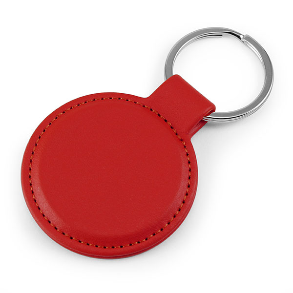 Porto rPET Round Key Ring - Debossed