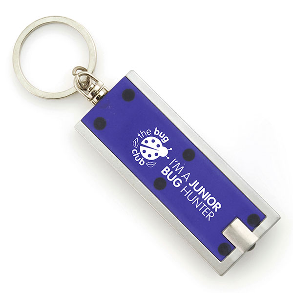 LED Torch Key Ring - Full Colour