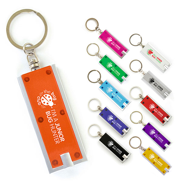 LED Torch Key Ring - Full Colour