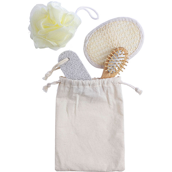 Bathing Set in Cotton Bag - 1 Colour