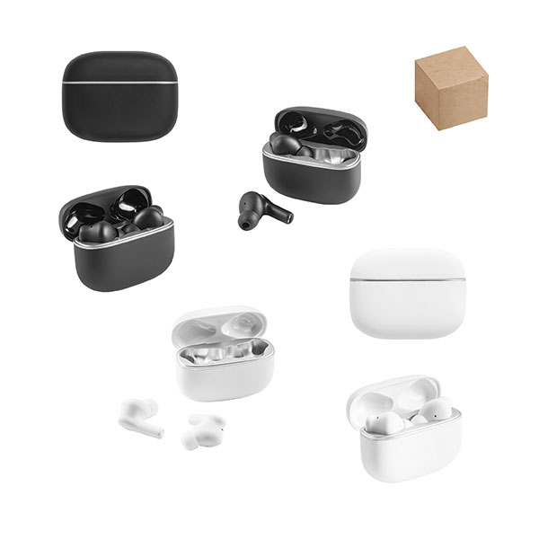 Noise Cancelling Wireless Earbuds in Recycled ABS Case