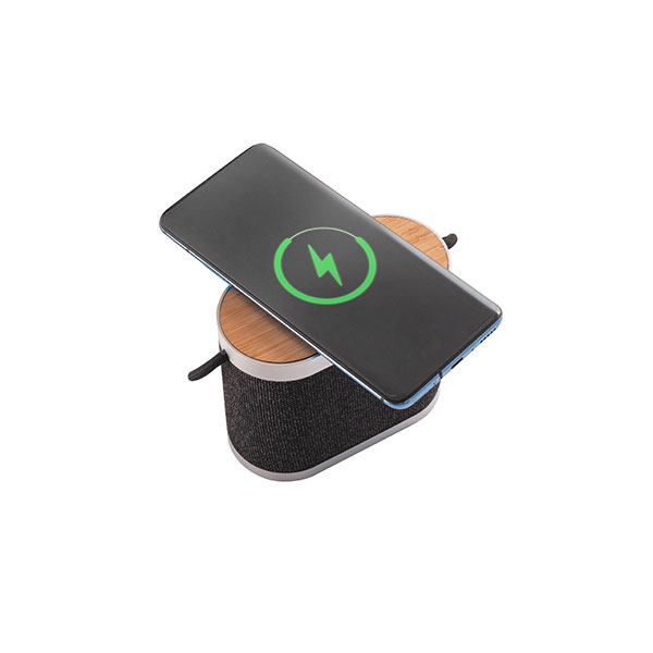 Recycled Speaker with Wireless Charger