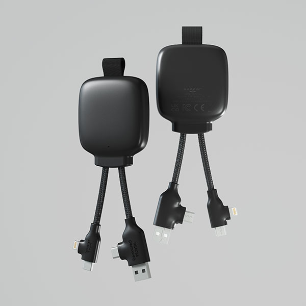 Xoopar Gamma Hybrid 3000mAh Powerbank Charging Cable