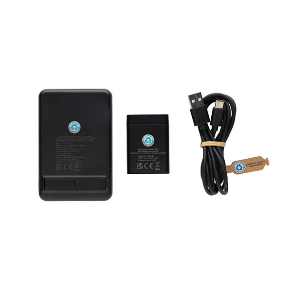Powerbase RCS Recycled 3 in 1 Charger with 5000mAh Powerbank
