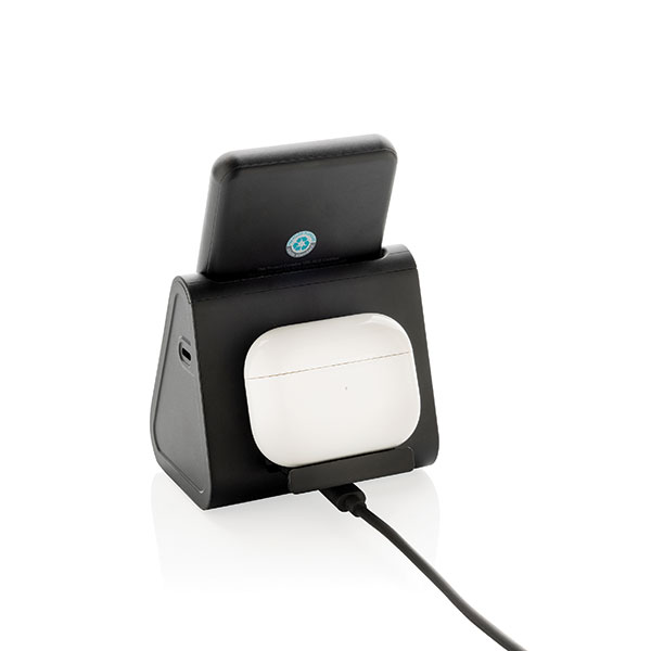 Powerbase RCS Recycled 3 in 1 Charger with 5000mAh Powerbank