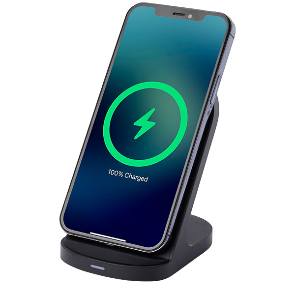 =- Loop Recycled Wireless Charging Stand