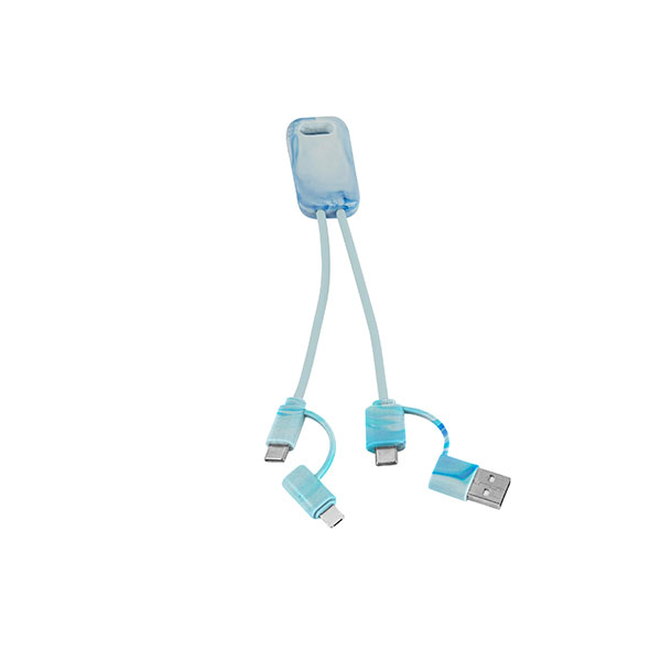 Berners 6 in 1 Recycled USB Cable - 1 Colour